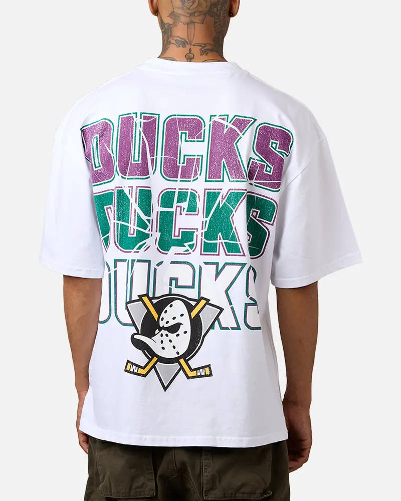 Culture Kings Anaheim Ducks Smash T-Shirt White 1