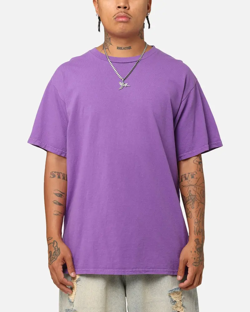 Culture Kings Basic T-Shirt Purple 1