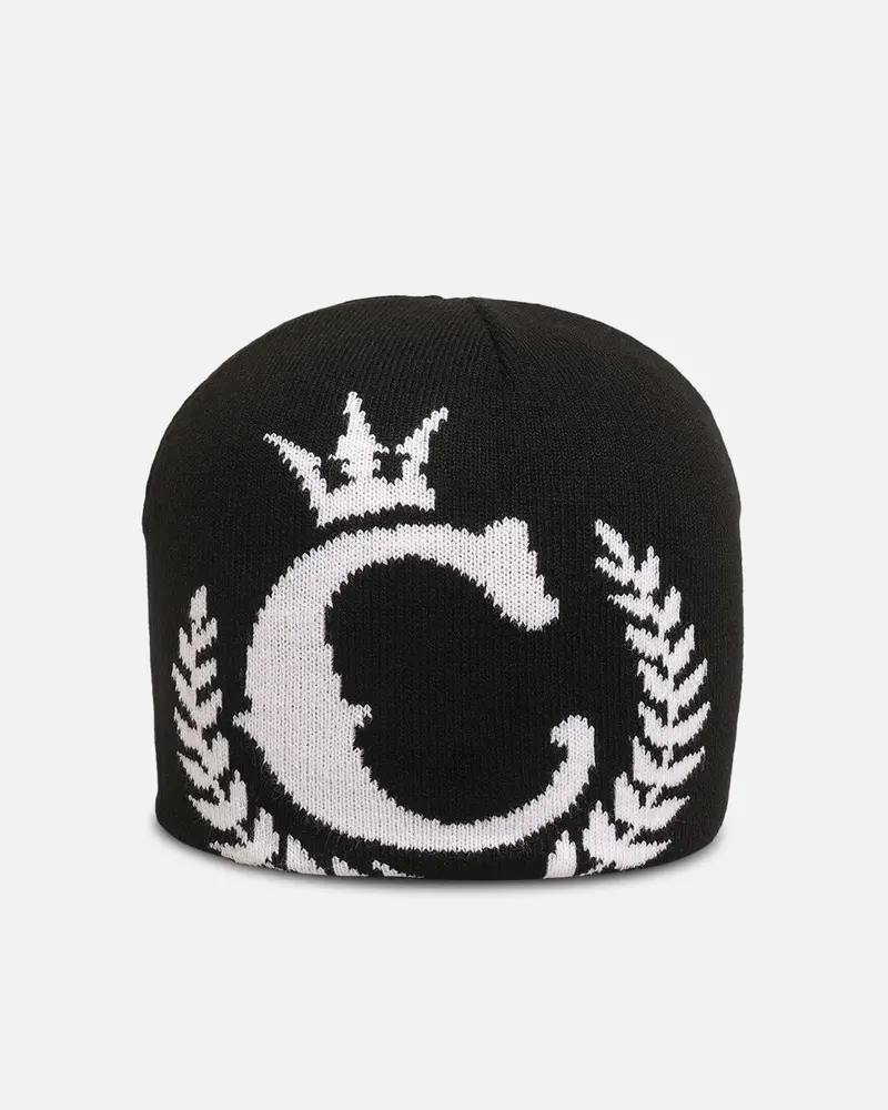 Culture Kings Ck Nfs Logo Skully Beanie Black 1