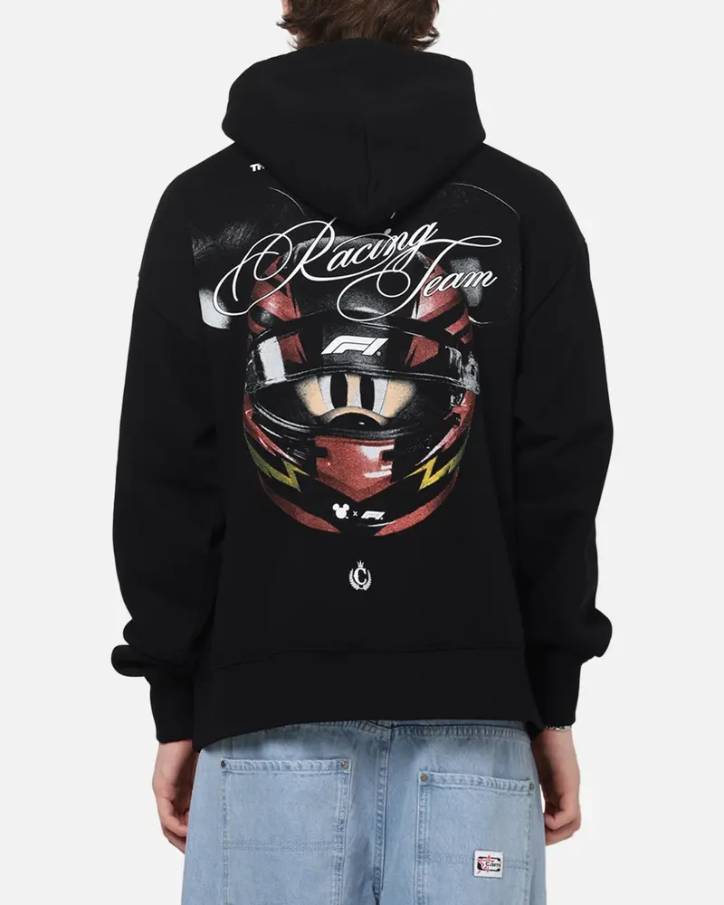 Culture Kings Disney X Formula 1® Mickey Helmet Hoodie Black 1