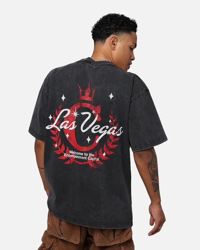 Culture Kings Entertainment T-Shirt Washed Black 1