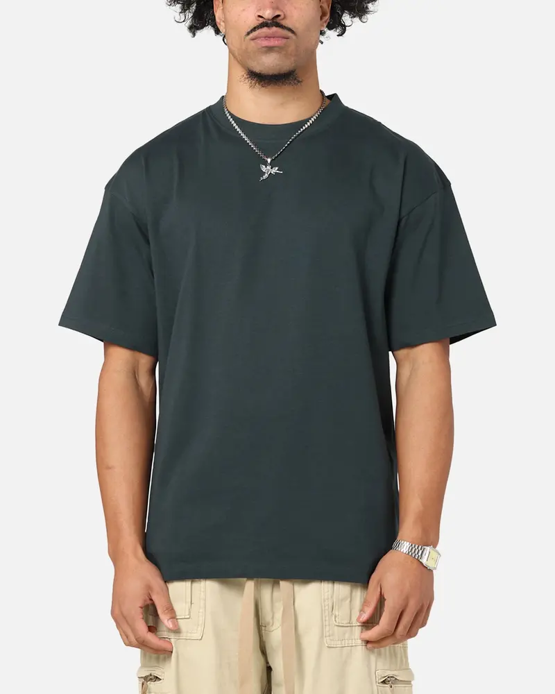 Culture Kings Standard Drop Shoulder T-Shirt Pine Green 1