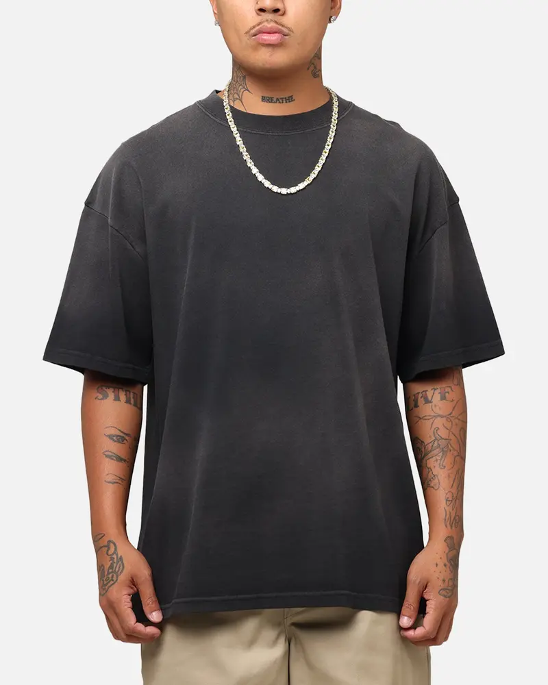 Culture Kings Sunfade T-Shirt Black Wash 1