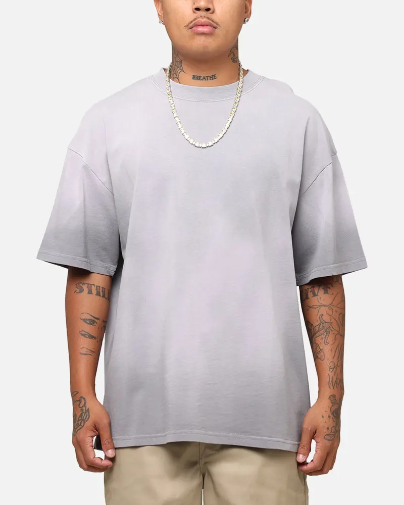 Culture Kings Sunfade T-Shirt Grey 1
