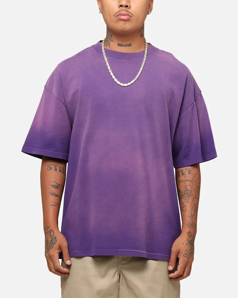 Culture Kings Sunfade T-Shirt Purple 1