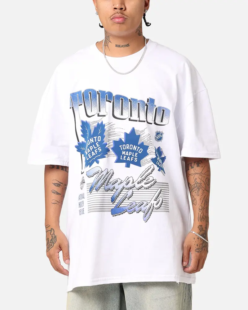 Culture Kings Toronto Maple Leaf Heavyweight T-Shirt White 1