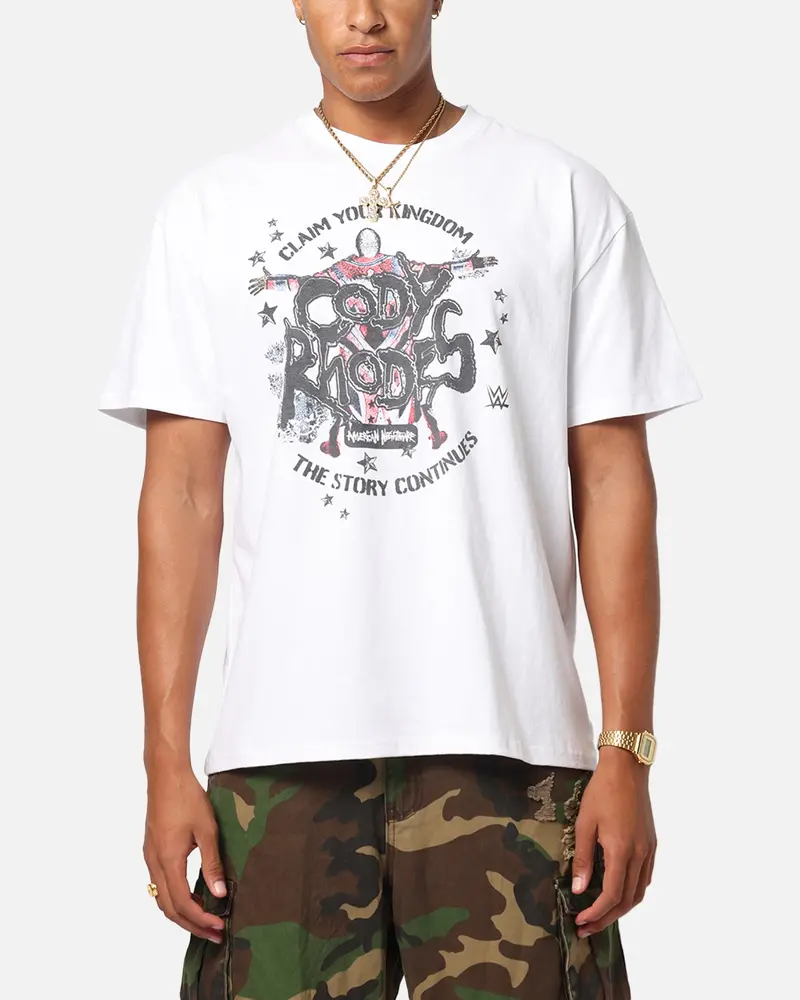Culture Kings X Wwe Cody Rhodes Wrestlemania Xli Heavy T-Shirt White 1