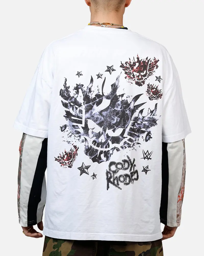 Culture Kings X Wwe Cody Rhodes Wrestlemania Xli Vintage T-Shirt White 1
