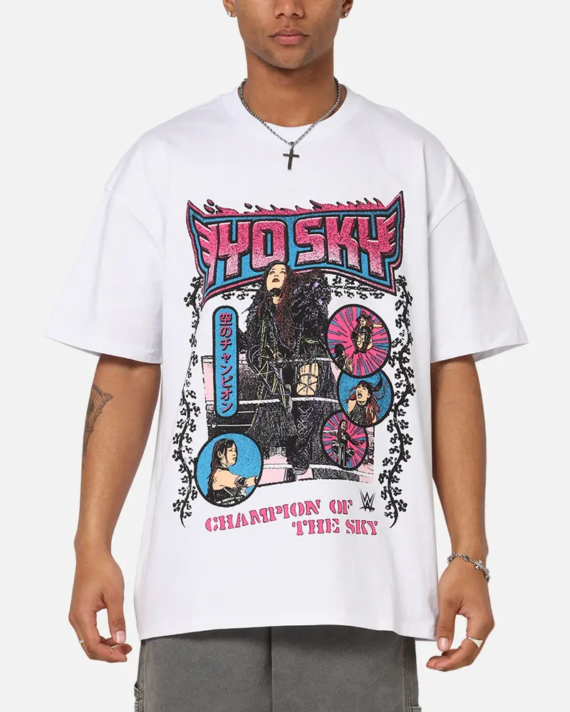 Culture Kings X Wwe Iyo Sky Heavy T-Shirt White 1