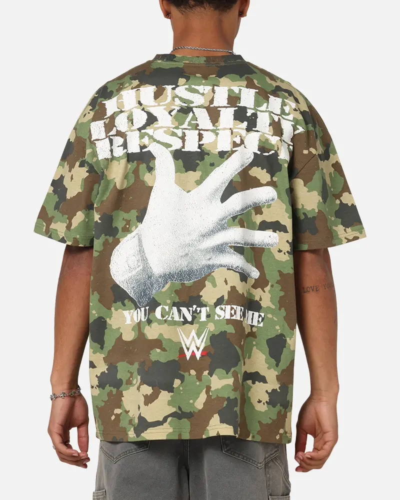 Culture Kings X Wwe John Cena You Can't See Me T-Shirt Camo 1