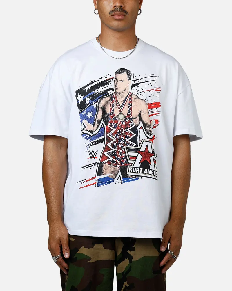 Culture Kings X Wwe Kurt Angle Ruthless Aggression Vintage T-Shirt White 1