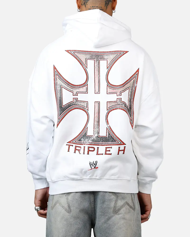 Culture Kings X Wwe Triple H Wrestlemania Xli Hoodie White 1