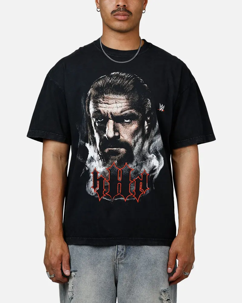 Culture Kings X Wwe Triple H Wrestlemania Xli Vintage T-Shirt Black Acidwash 1