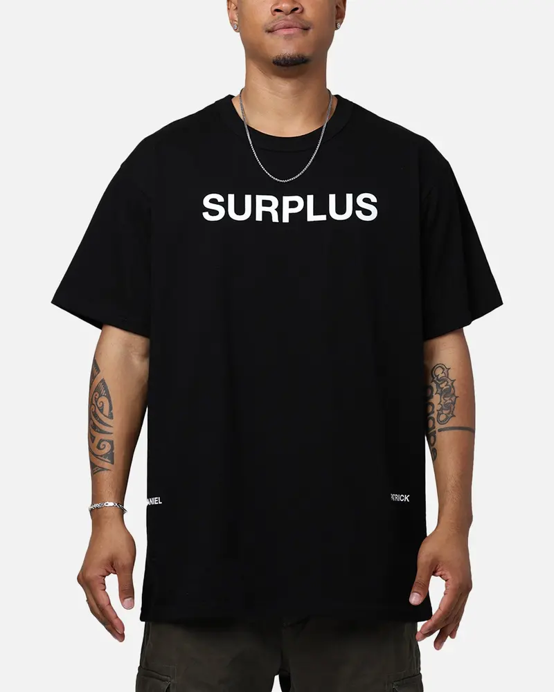 Daniel Patrick Surplus Logo T-Shirt Black 1
