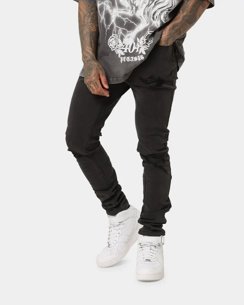 Dead Studios Aloha Destroy Jeans Vintage Black 1
