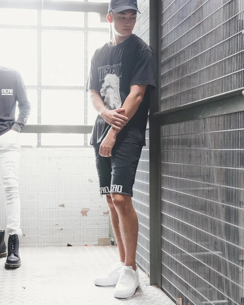 Dead Studios Destroy Denim Short Washed Black 1
