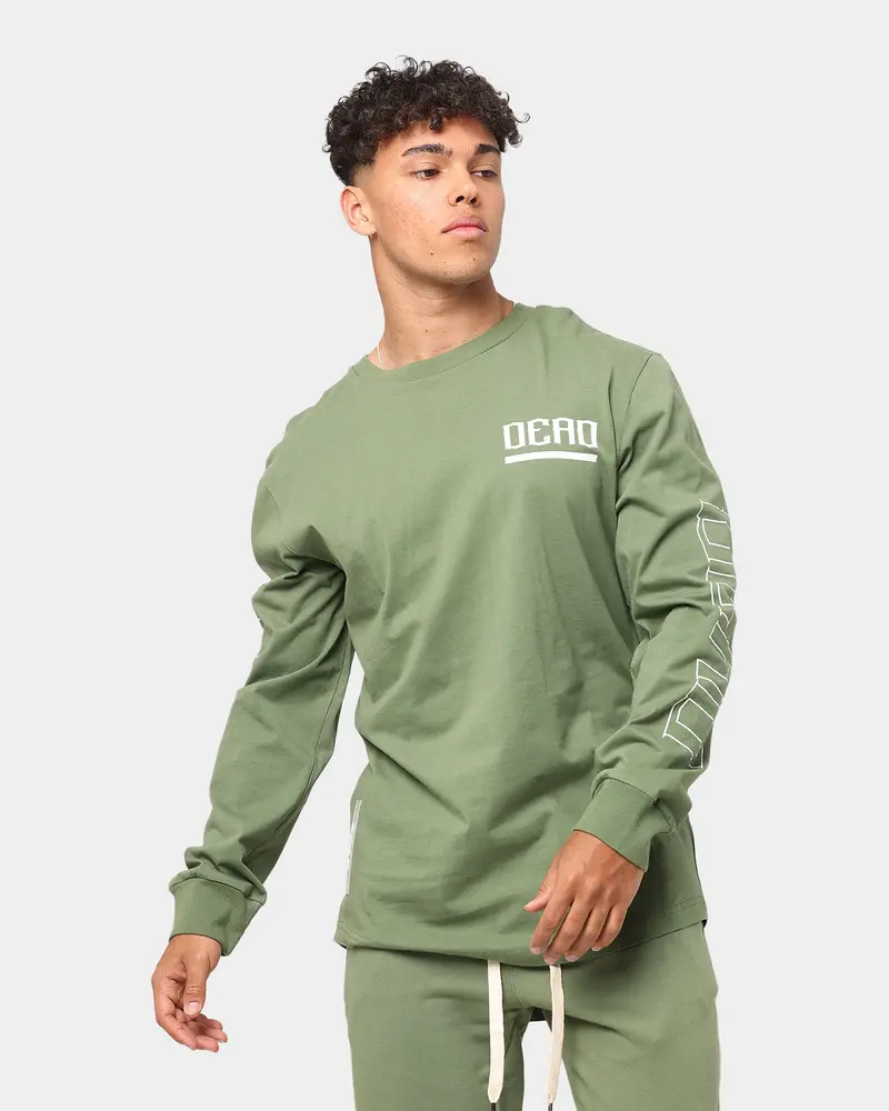 Dead Studios Rival Long Sleeve T-Shirt Olive Green 1
