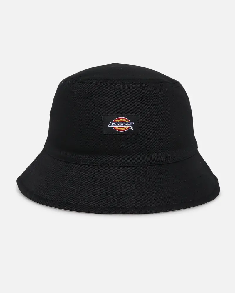 Dickies Classic Label Reversible Bucket Hat Black/Bone 1