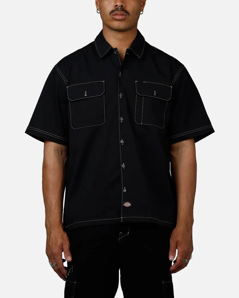 Dickies Riverbend Work Shirt Black 1