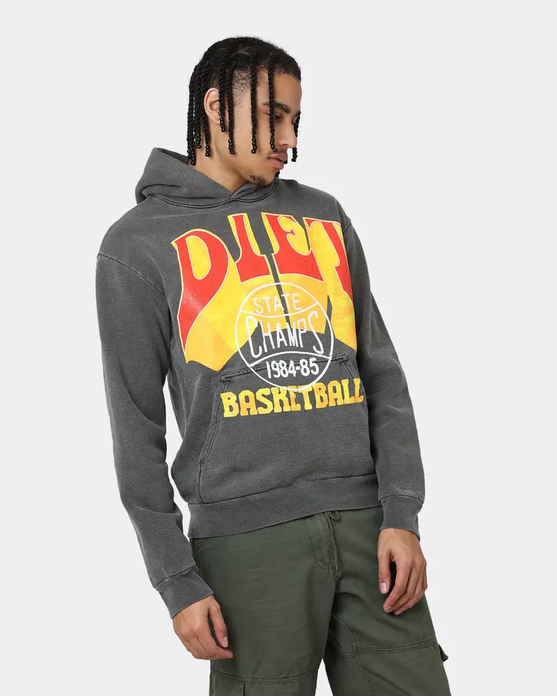 Diet Starts Monday State Champs Hoodie Vintage Black 1