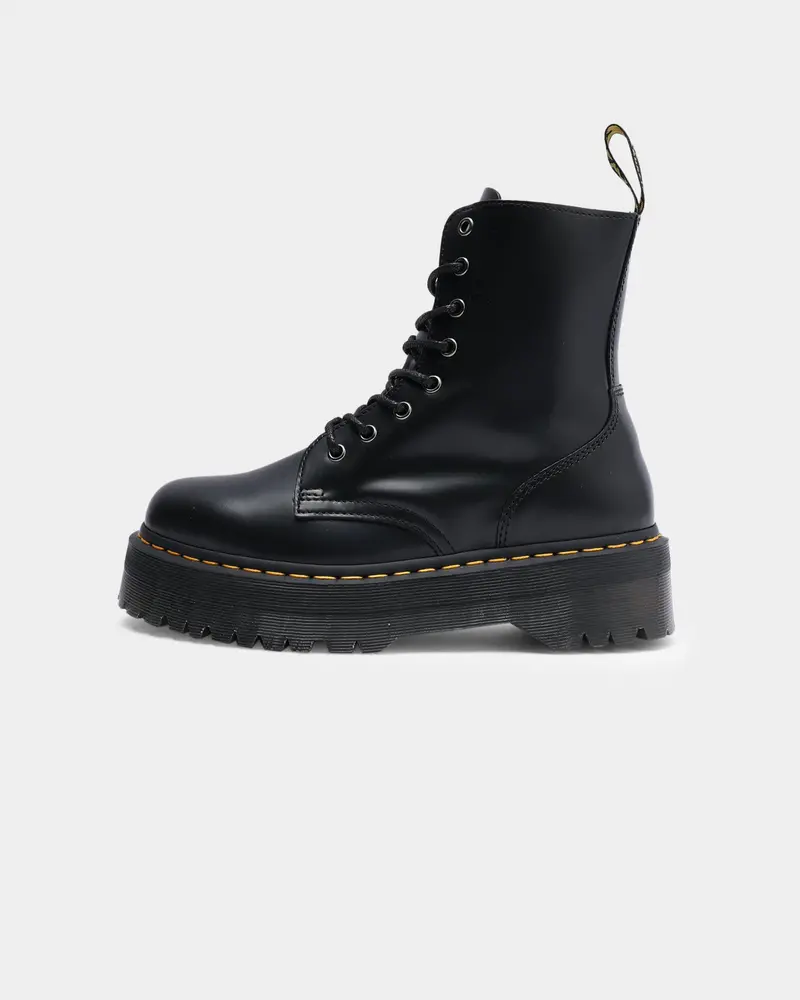 Dr. Martens Jadon 8 Eye Polish Smooth Black 1