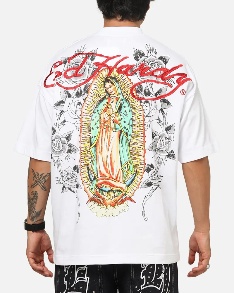 Ed Hardy Holy T-Shirt White 1