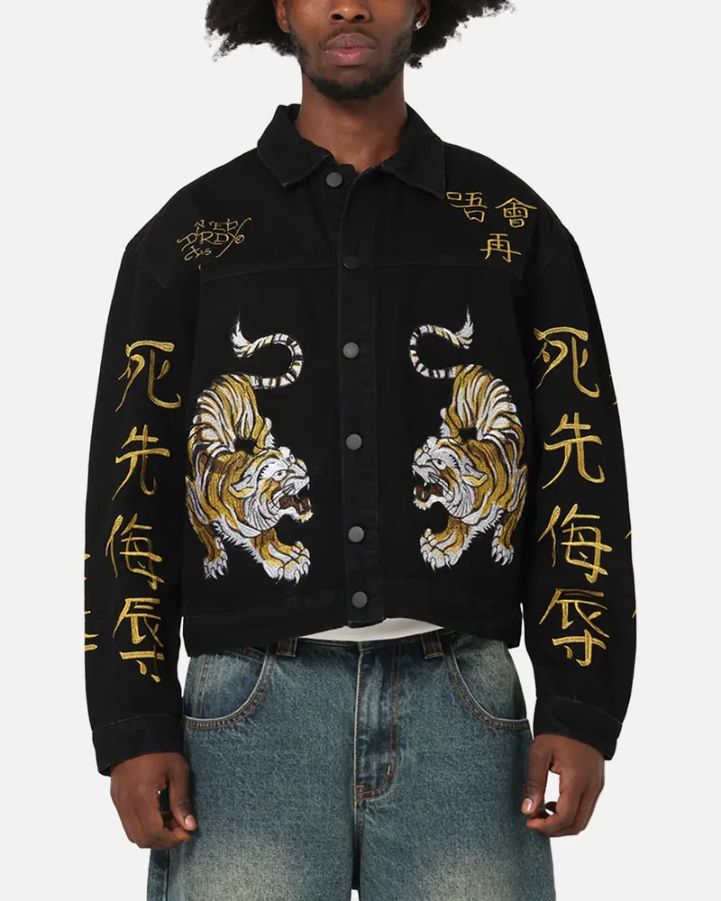Ed Hardy Never Again Jacket Black 1