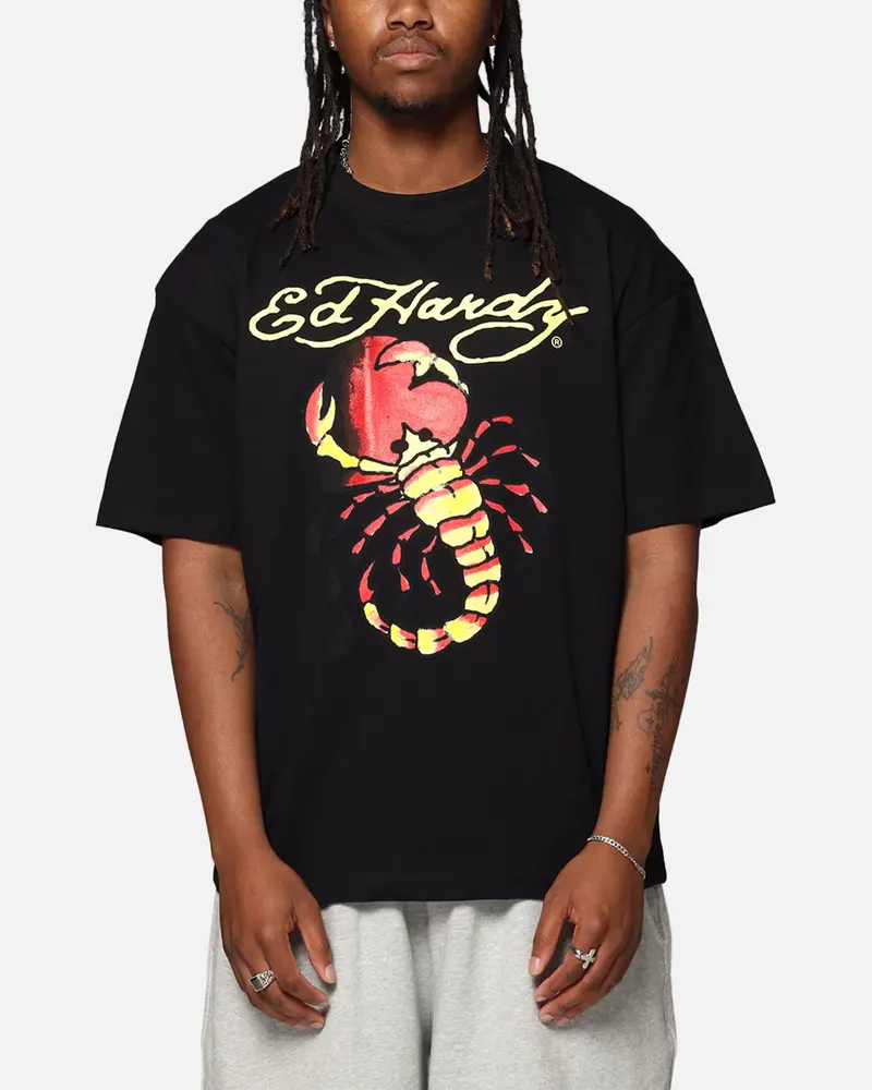 Ed Hardy Scorpion T-Shirt Black 1