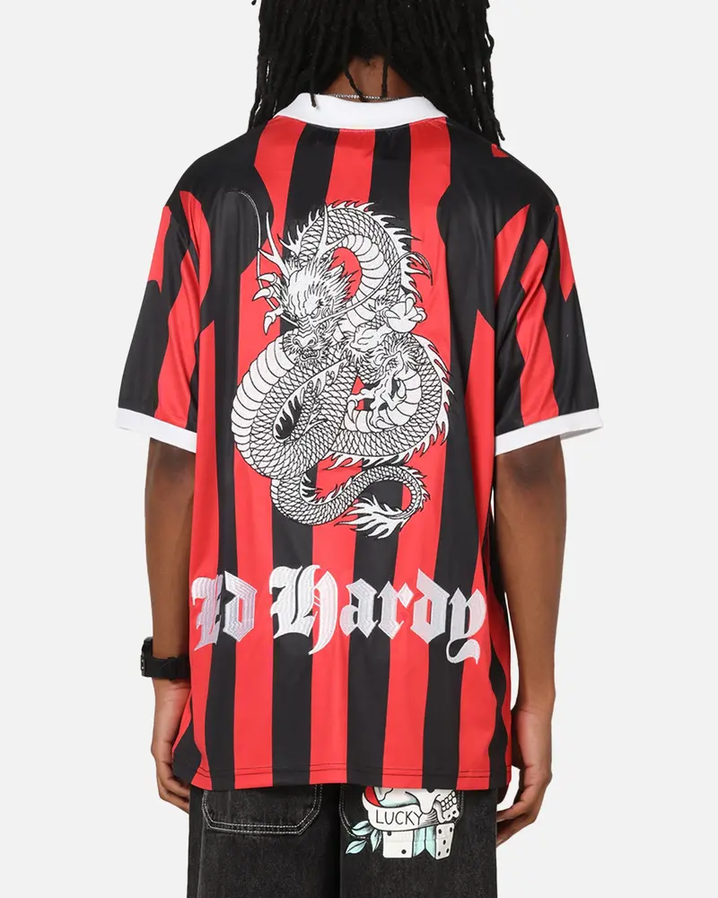 Ed Hardy Shinjuku Jersey Red/Black 1