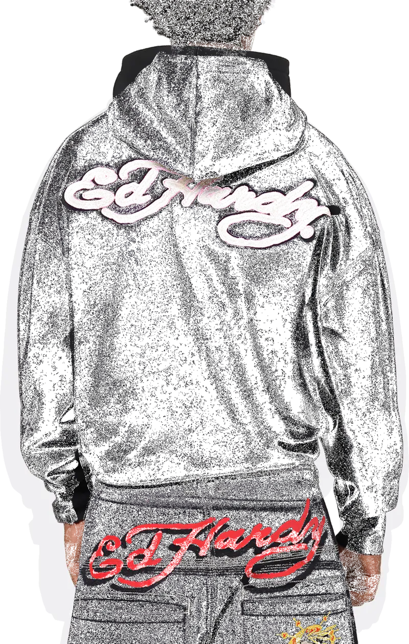 Ed Hardy Uv Active Zip Hoodie Black/Multi 1