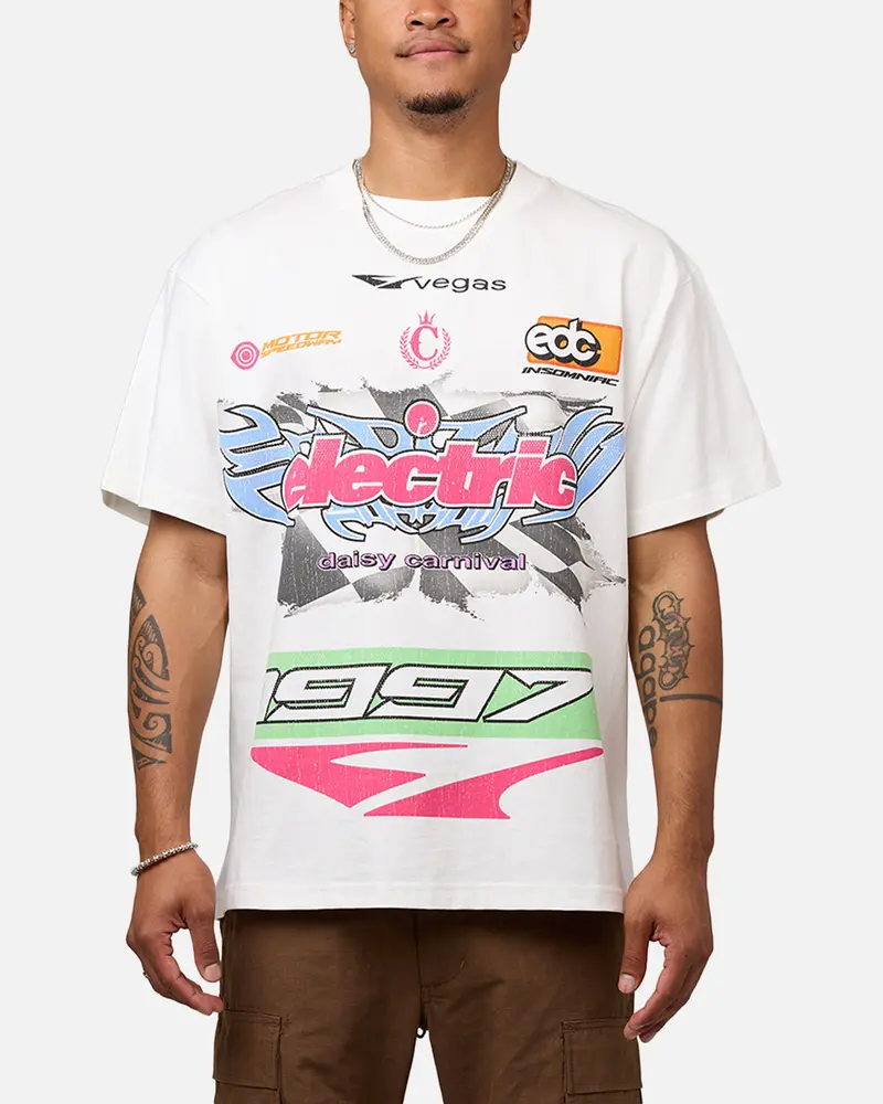 Edc X Culture Kings T-Shirt White 1