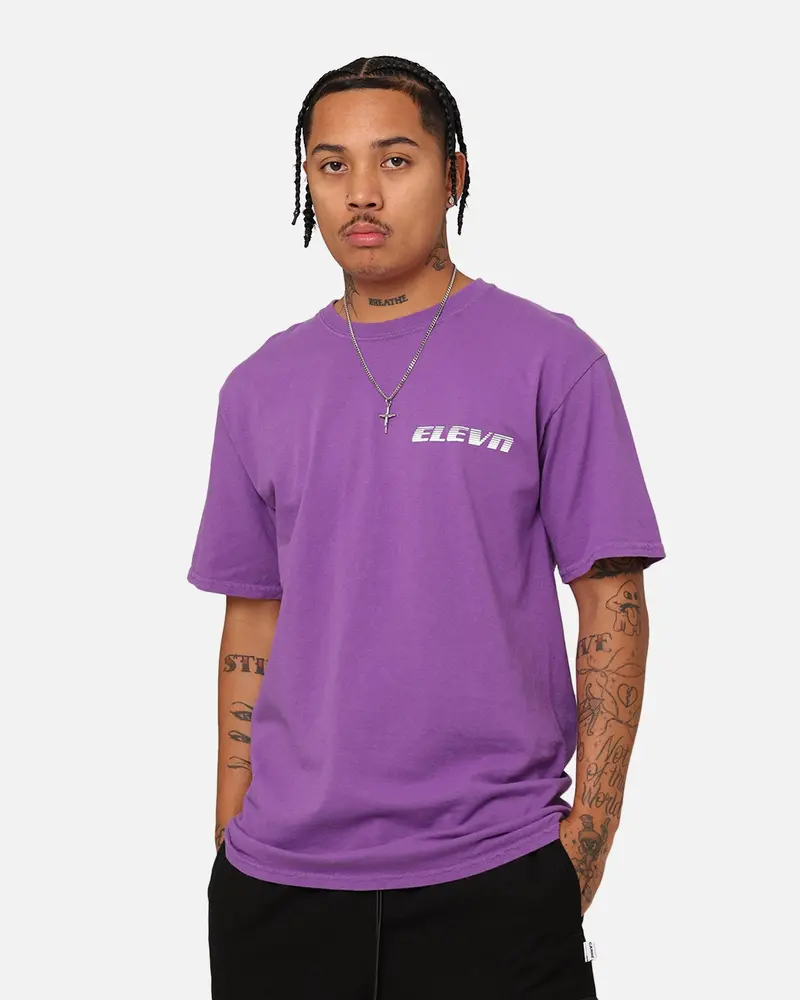 Elevn Clothing Co Speed T-Shirt Purple 1