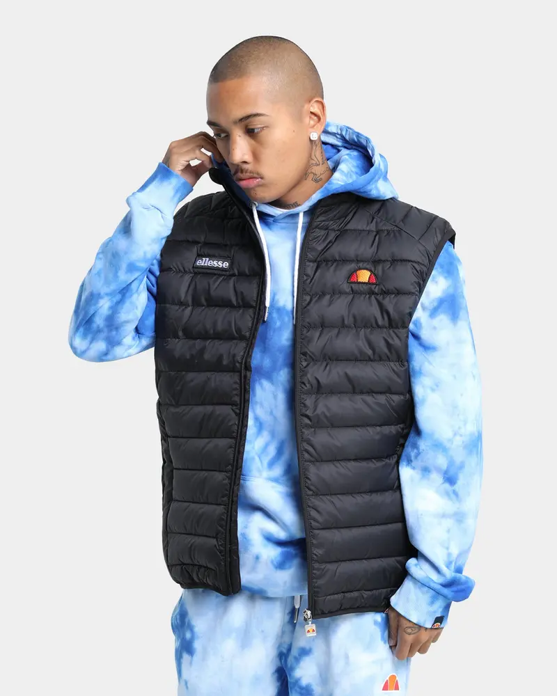 Ellesse Bardy Padded Gillet Jacket Black 1