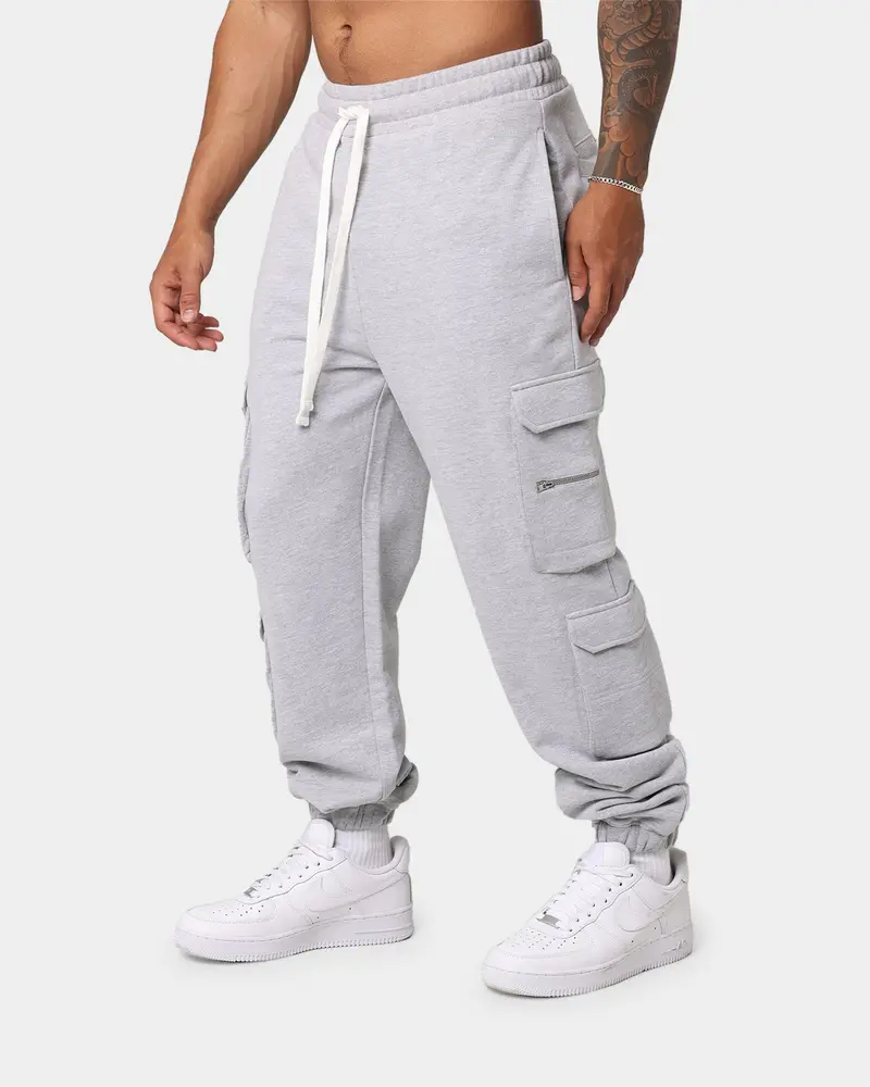 En Es Cargo Track Pants Grey 1