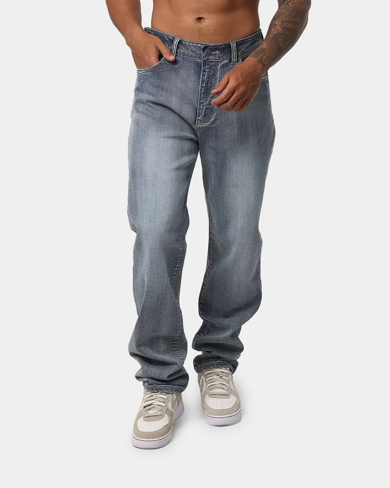 En Es Ruff Jeans Washed Blue 1