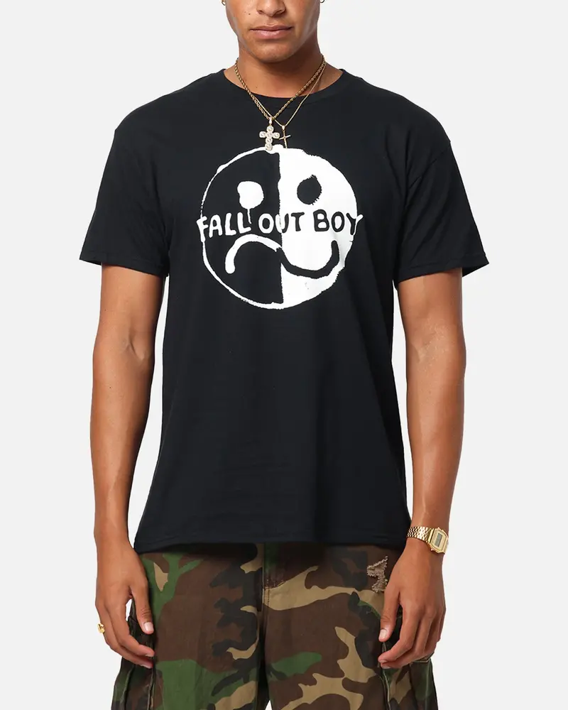 Fall Out Boy Ying Yang T-Shirt Black 1