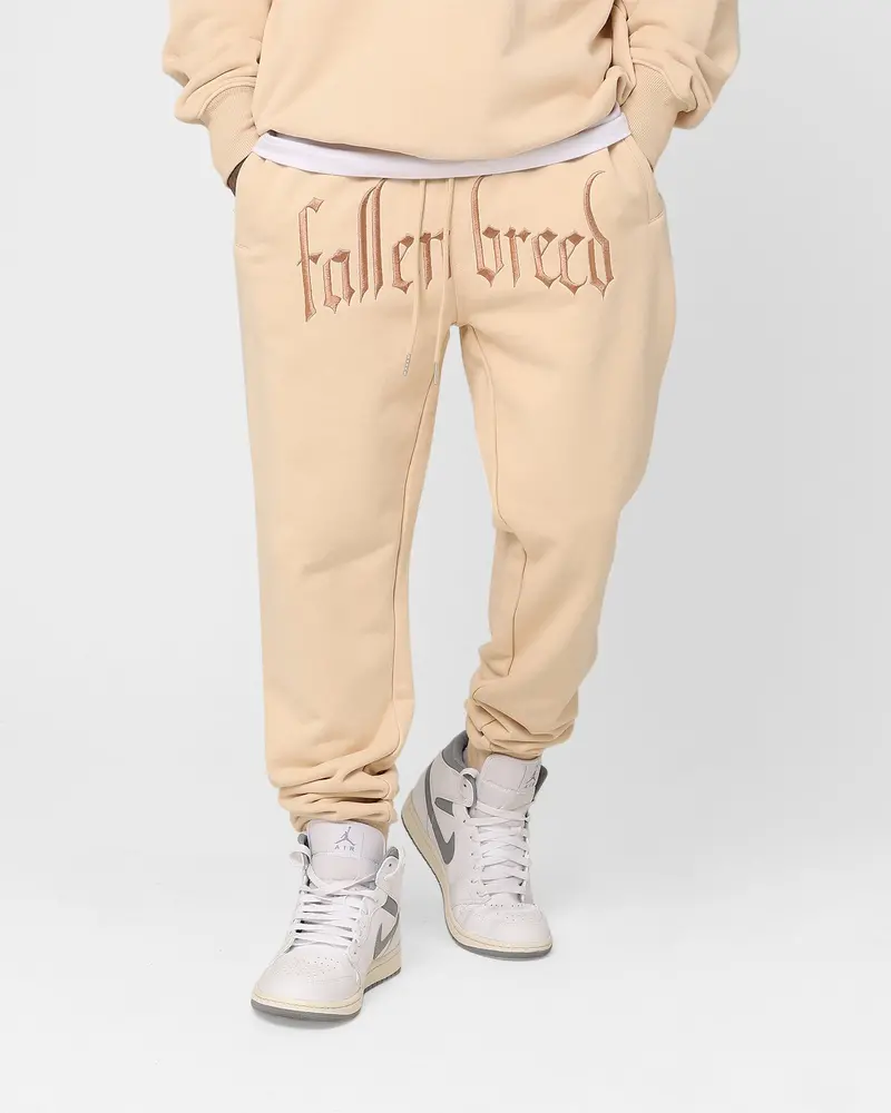 Fallen Breed Logo Sweatpants Nude 1