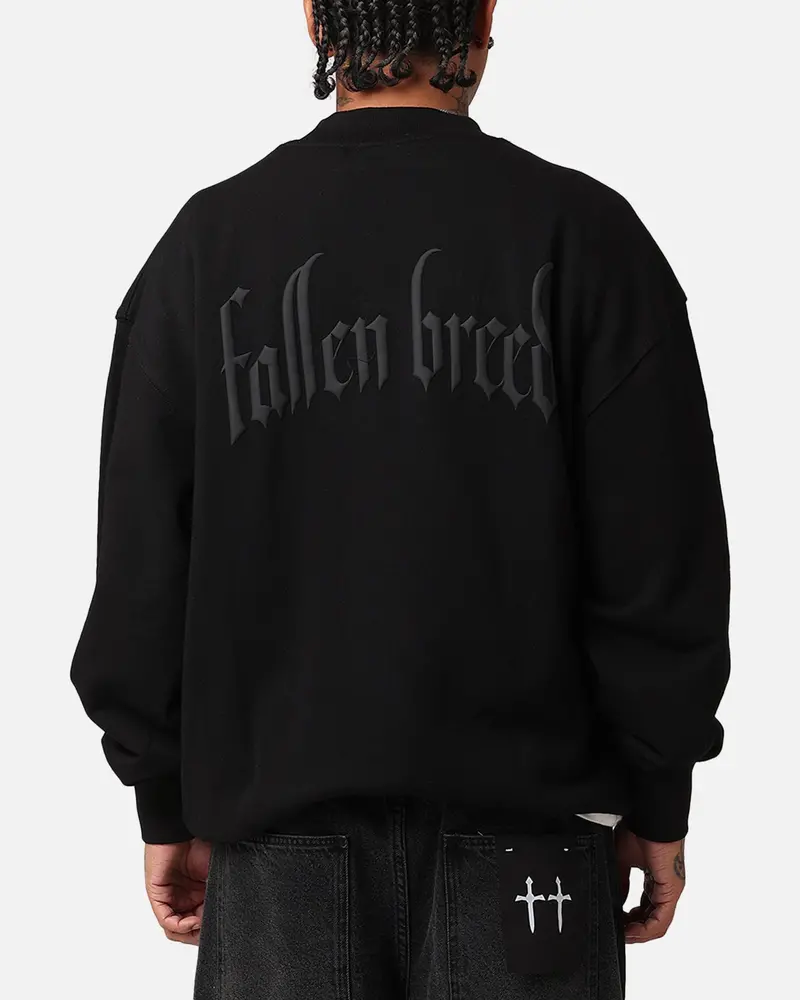 Fallen Breed Monogram Crewneck Black/Black 1