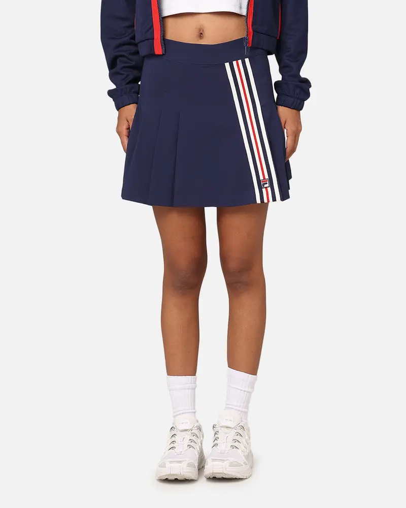 Fila Women's Terry Striped Mini Skirt Fila Navy/Fial 1