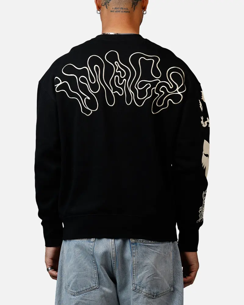 Fox Racing Hello Future Oversized Crewneck Black 1