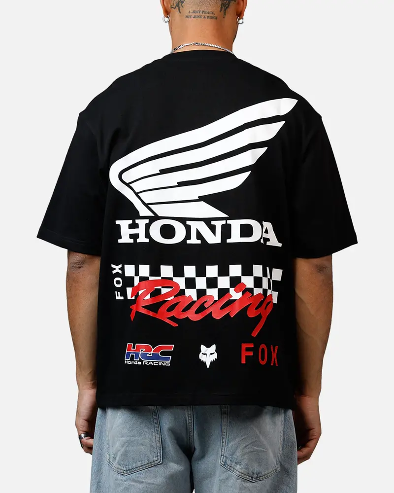 Fox Racing Honda Oversized T-Shirt Black 1