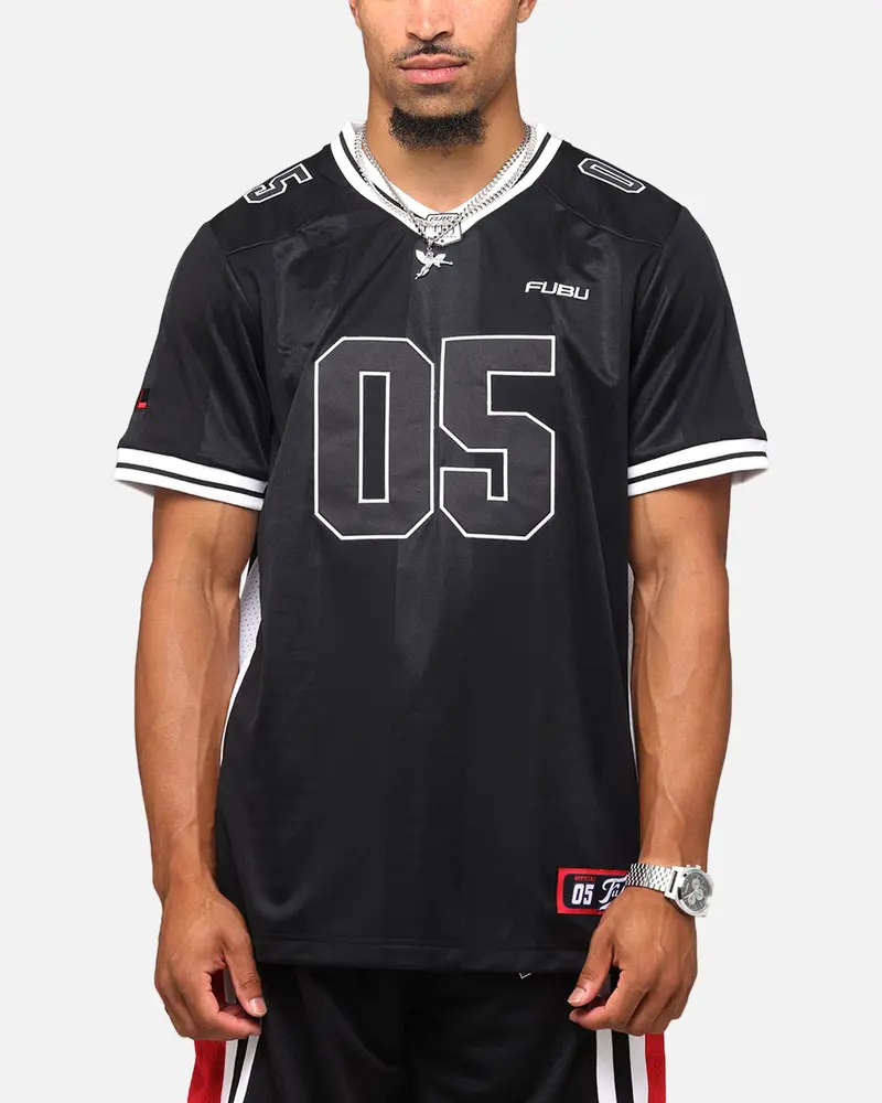 Fubu Corporate Football Jersey Black/White/Red 1