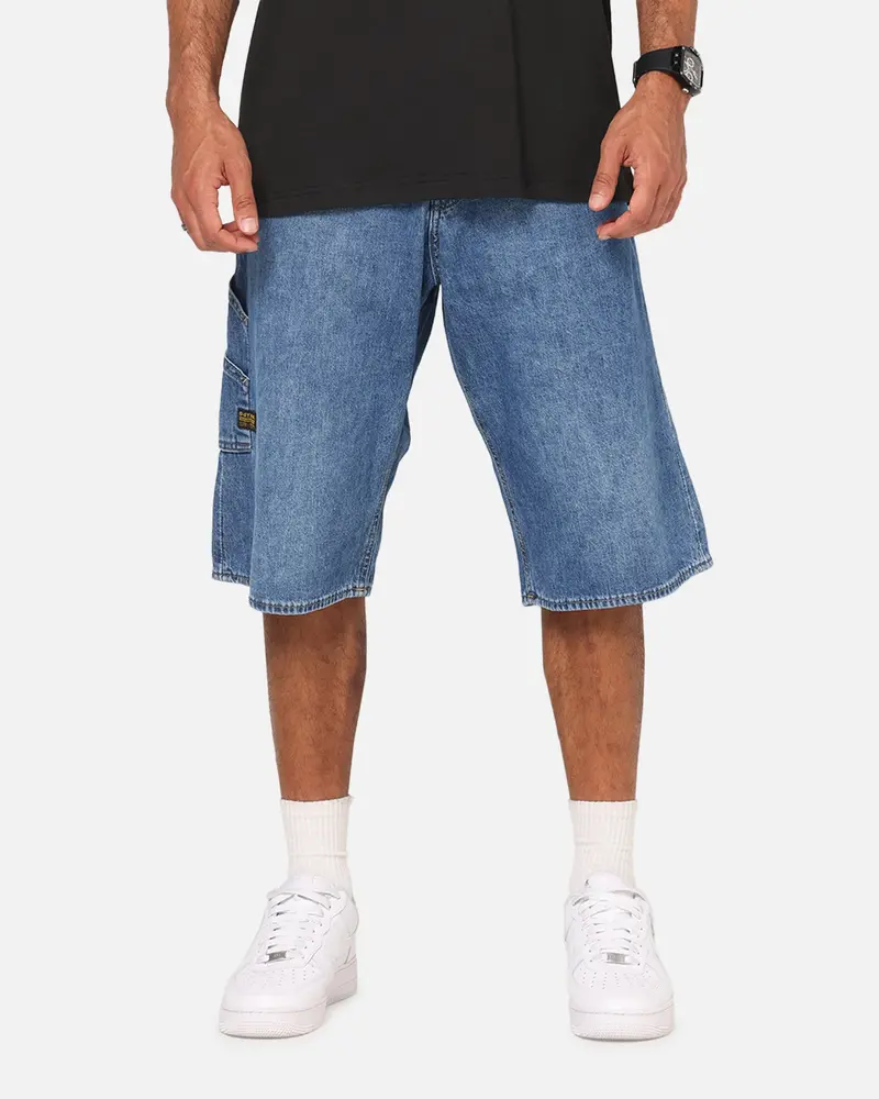 G-Star Bam Logger Denim Shorts Faded Blue 1