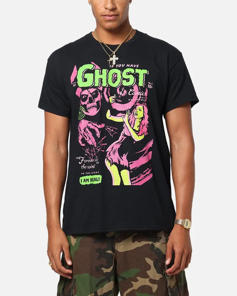 Ghost Comic T-Shirt Black 1