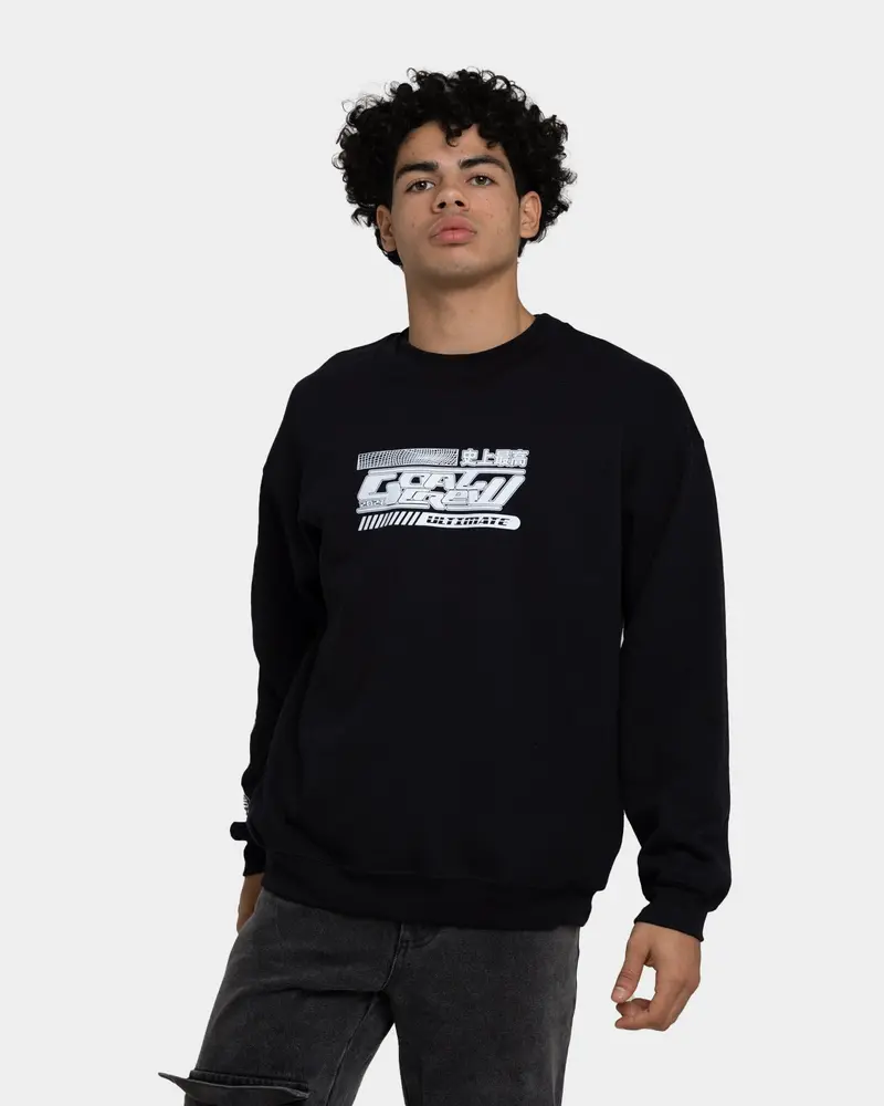 Goat Crew Anime Crewneck Black 1
