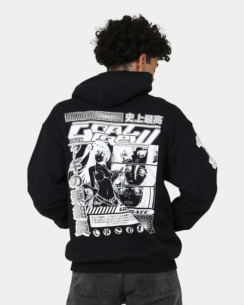 Goat Crew Anime Hoodie Black 1