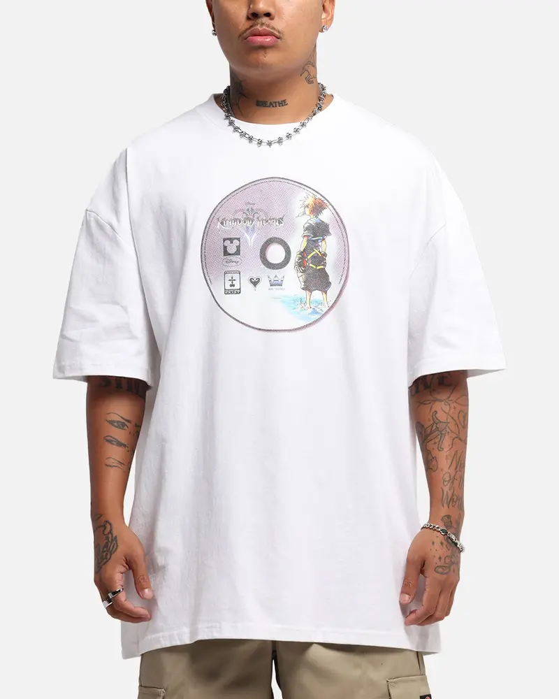 Goat Crew Disney Kingdom Hearts Disc Heavy T-Shirt White 1