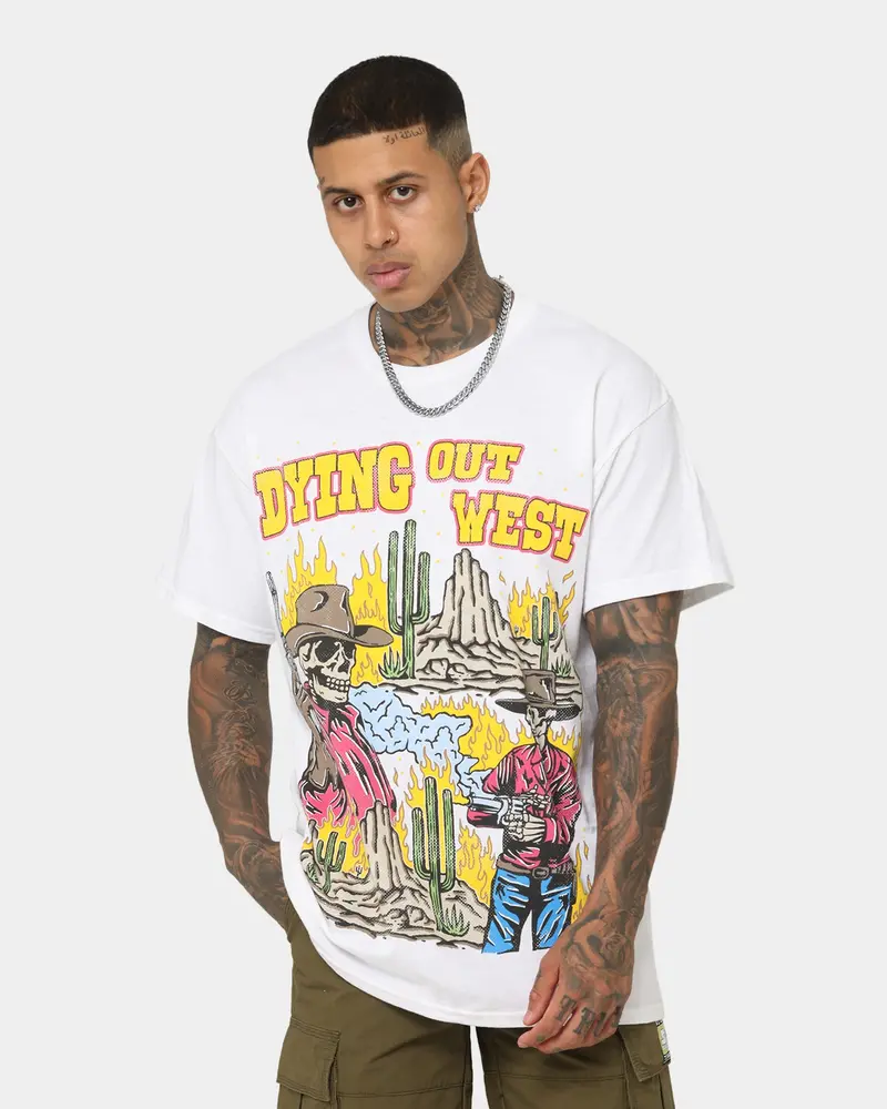 Goat Crew Dying Out West Vintage T-Shirt White 1