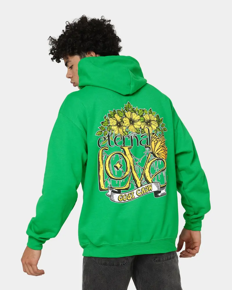 Goat Crew Eternal Love Hoodie Green 1