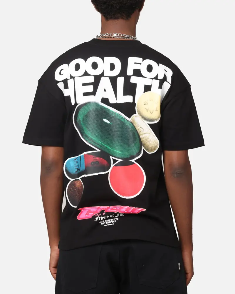 Goat Crew Good 4 Health T-Shirt Black 1